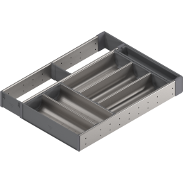 ORGA-LINE for TANDEM drawer runners Cutlery sets 21'' Nickel