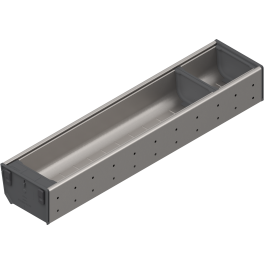 ORGA-LINE for TANDEMBOX Cutlery sets 500mm Inox-Brush/Dust Grey