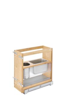 20 in x 8 in Vanity Grooming Organizer Natural  8.44 in (214 mm) W x 19.56 in (497 mm) D x 20.38 in (518 mm) H