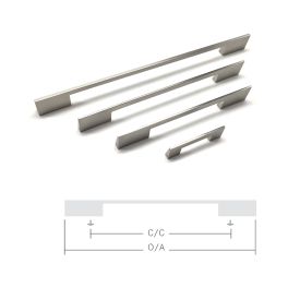 HANDLE BRUSHED NICKEL 96MM