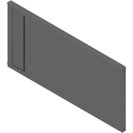 AMBIA-LINE individual cross divider Ident Deep Orion Grey Matte