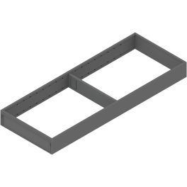 AMBIA-LINE utensil insert (wide) for LEGRABOX drawer, steel, NL=550 mm, width=200 mm