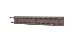 12 in Oil Rubbed Bronze Side mount Tie Rack Oil Rubbed Bronze  2.5 in (64 mm) W x 12 in (305 mm) D x 1.88 in (48 mm) H