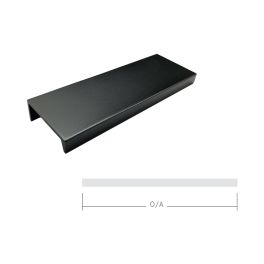 Handle Finger Tip O/A 230mm Nickel