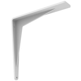 Chevron Countertop Support Bracket - 10x2x10 - Flat White | Federal Brace