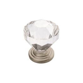 Amerock Traditional Classics 1-1/4(32) Inch Lenght Cabinet Knob Satin Nickel