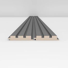 WOOD PANEL MATT SOFT TOUCH FIRTINA STORM GREY-726 5"x108" 18MM 3.5 SqFT  G2