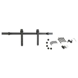 Barn door KIT flat rail surf mnt mini, matte black