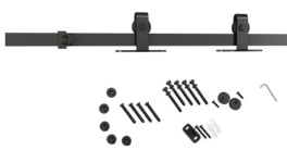 Barn door KIT flat rail top mnt mini, matte black