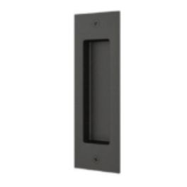 Barn Door Flush Handle Matte Black 203x53mm