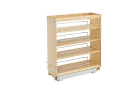 8 in Base Cabinet Organizer Natural  8 in (203 mm) W x 22.5 in (572 mm) D x 25.5 in (648 mm) H