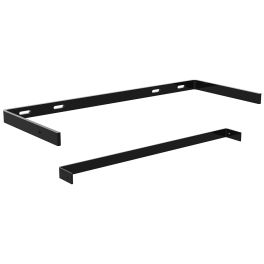 Low Profile Floating Shelf Bracket - 7x8x0.88 - Black | Federal Brace