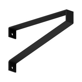 Savona Commercial Bench Bracket- 16" x 2" x9" - Flat Black