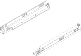 TANDEM plus 562 - full extension drawer runners 12'' Zinc-Plated