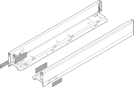 LEGRABOX 770N series (69mm) - drawer profile Ident 22'' Brushed Stainless Steel