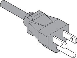 SERVO-DRIVE power cord, USA/Canada (North America), 2 m