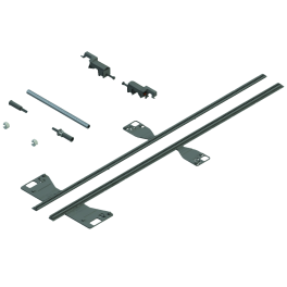 Lateral stabilizer set for MOVENTO 763/9 drawer runners R7037 Dust Grey