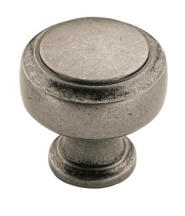 Amerock Highland Ridge 1-3/16(30) Inch Lenght Cabinet Knob Aged Pewter