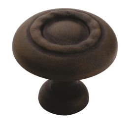 Amerock Inspirations™ 1-1/4(32) Inch Lenght Cabinet Knob Antique Rust