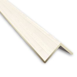 CORNER WALL PANEL 1"X1"X 9FT - IVORY WHITE