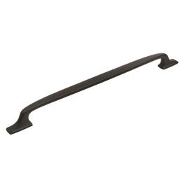 Amerock Highland Ridge 18(457) Inch Center to Center Handle Cabinet Appliance Pull Black Bronze