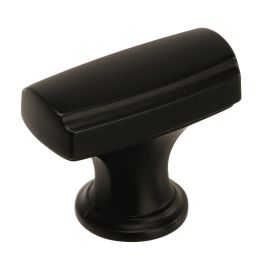 Amerock Highland Ridge 1-3/8(35) Inch Lenght Cabinet Knob Black Bronze