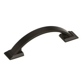 Amerock Candler 3(76) Inch Center to Center Handle Cabinet Pull Black Bronze