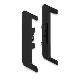 EXTERNAL ENDCAPS FOR G39 GOLA PROFILE MATT BLACK