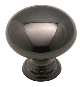 Amerock Brass Classics 1-1/4(32) Inch Lenght Cabinet Knob Black Nickel