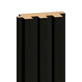 Wall Panel Soft Touch Black (5 in x 108 in x 3/4 in)