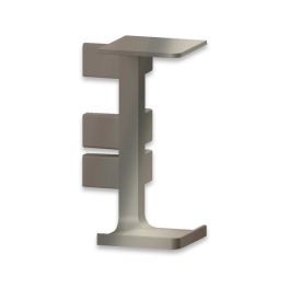 EXTERNAL 90° CORNER FOR G38 PROFILE BRASS FINISH