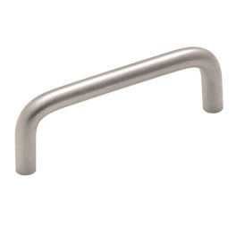 Amerock Brass Wire Pulls 3(76) Inch Center to Center Handle Cabinet Pull Brushed Chrome