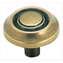 Amerock Everyday Heritage 1-1/4(32) Inch Lenght Cabinet Knob Burnished Brass