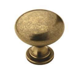 Amerock Edona 1-1/4(32) Inch Lenght Cabinet Knob Burnished Brass