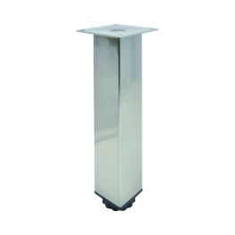 FURNITURE LEG SQUARE 8" TUBE 38MM CH
