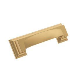 Amerock Appoint 3 & 3-3/4(76 & 96) Inch Center to Center Handle Cabinet Cup Pull Champagne Bronze