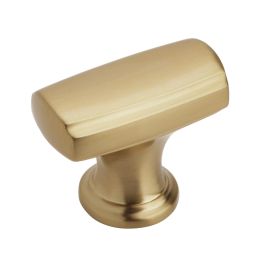 Amerock Highland Ridge 1-3/8(35) Inch Lenght Cabinet Knob Champagne Bronze