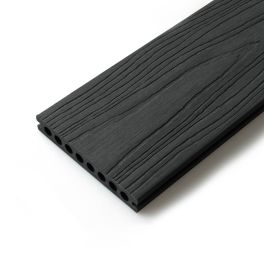 Chocolate Groowed-Edge Wood Composite Hollow Deck Board