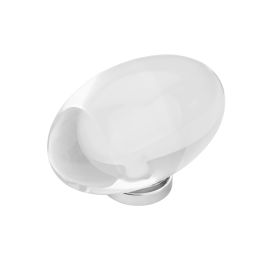 Amerock Glacio 1-3/4(44) Inch Lenght Cabinet Knob Clear/Polished Chrome