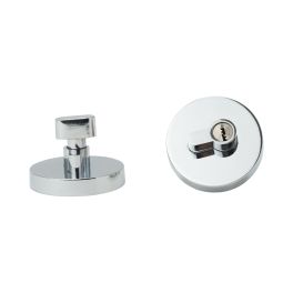 Round Deadbolts Polished Chrome