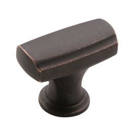 Amerock Highland Ridge 1-3/8(35) Inch Lenght Cabinet Knob Dark Oiled Bronze