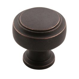 Amerock Highland Ridge 1-3/16(30) Inch Lenght Cabinet Knob Dark Oiled Bronze