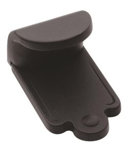 Amerock Inspirations™ N/A Inch Center to Center Handle Cabinet Finger Pull Flat Black