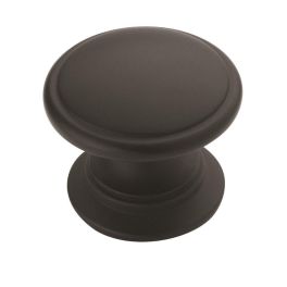 Amerock Ravino 1-1/4(32) Inch Lenght Cabinet Knob Flat Black