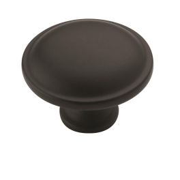 Amerock Everyday Heritage 1-1/4(32) Inch Lenght Cabinet Knob Flat Black