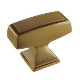 Amerock Mulholland™ 1-1/2(38) Inch Lenght Cabinet Knob Gilded Bronze