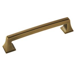 Amerock Mulholland™ 5-1/16(128) Inch Center to Center Handle Cabinet Pull Gilded Bronze