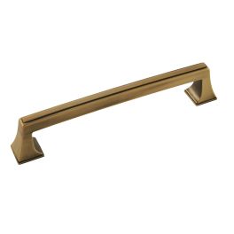 Amerock Mulholland™ 6-5/16(160) Inch Center to Center Handle Cabinet Pull Gilded Bronze