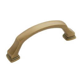 Amerock Revitalize 3(76) Inch Center to Center Handle Cabinet Pull Gilded Bronze