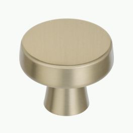 Amerock Blackrock 1-5/16(33) Inch Lenght Cabinet Knob Golden Champagne